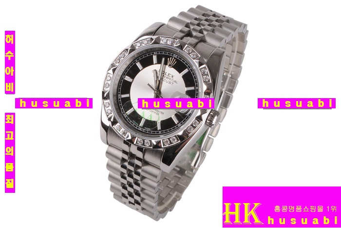 η ڸǰð Replica Rolex Datejust Automatic Movement White and Black Dial Men-A1386